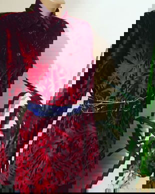 Reduceri Black-FD!Bluza catifea cu model din tesatura