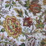 Vintage -draperie cu flori
