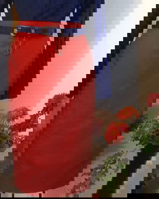 Fusta stofa lana , teracote