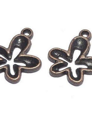 Pandantiv metalic, cupru, 17x15 mm
