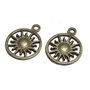 Pandantiv metalic, bronz, 19.5x16 mm