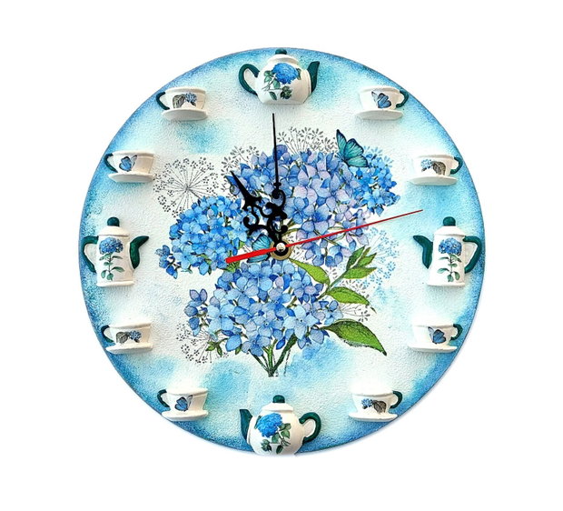 Ceas de perete - Hortensia - 150605