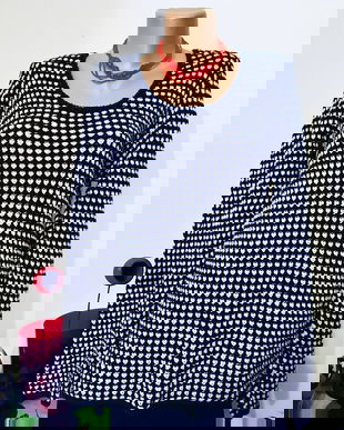 Bluza tricot pied de coq