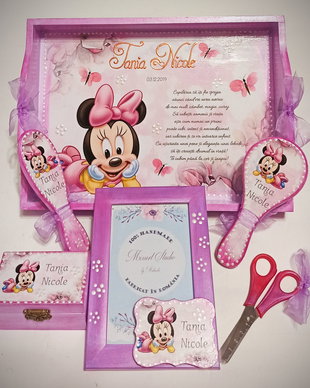 Tava mot / prima aniversare,tema Minnie Mouse
