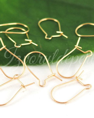 Tortite cercei, gold filled 14K (1per)