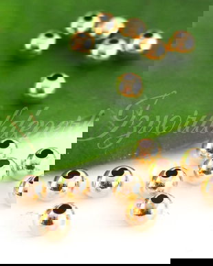 Margele gold filled, 2mm (1)