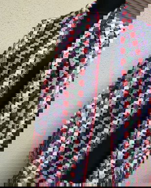 Esarfa crosetata melana