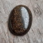 Cabochon bronzit, 40x30 mm