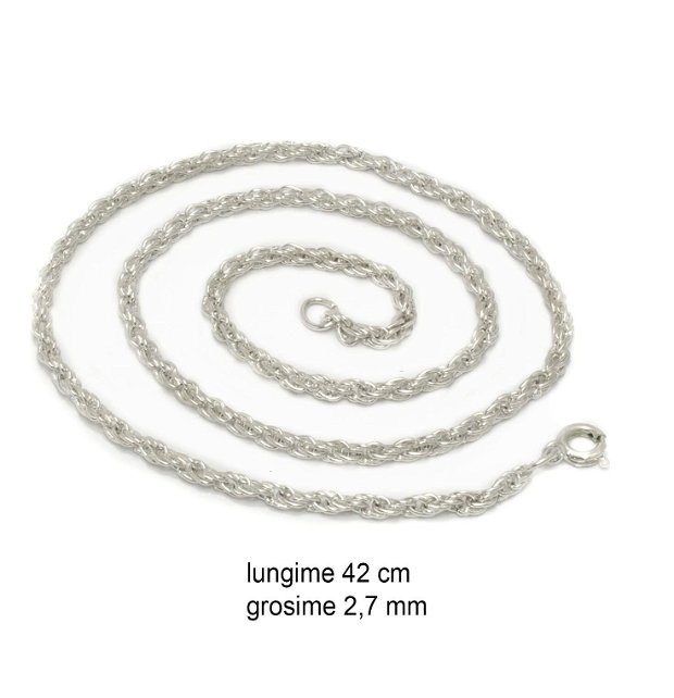 Lant metal, lungime =42 cm, grosime =2,7 mm