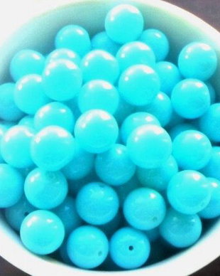 Margele sticla blue inchis mat 8 mm cal. I