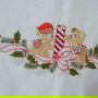 Napron broderie Craciun