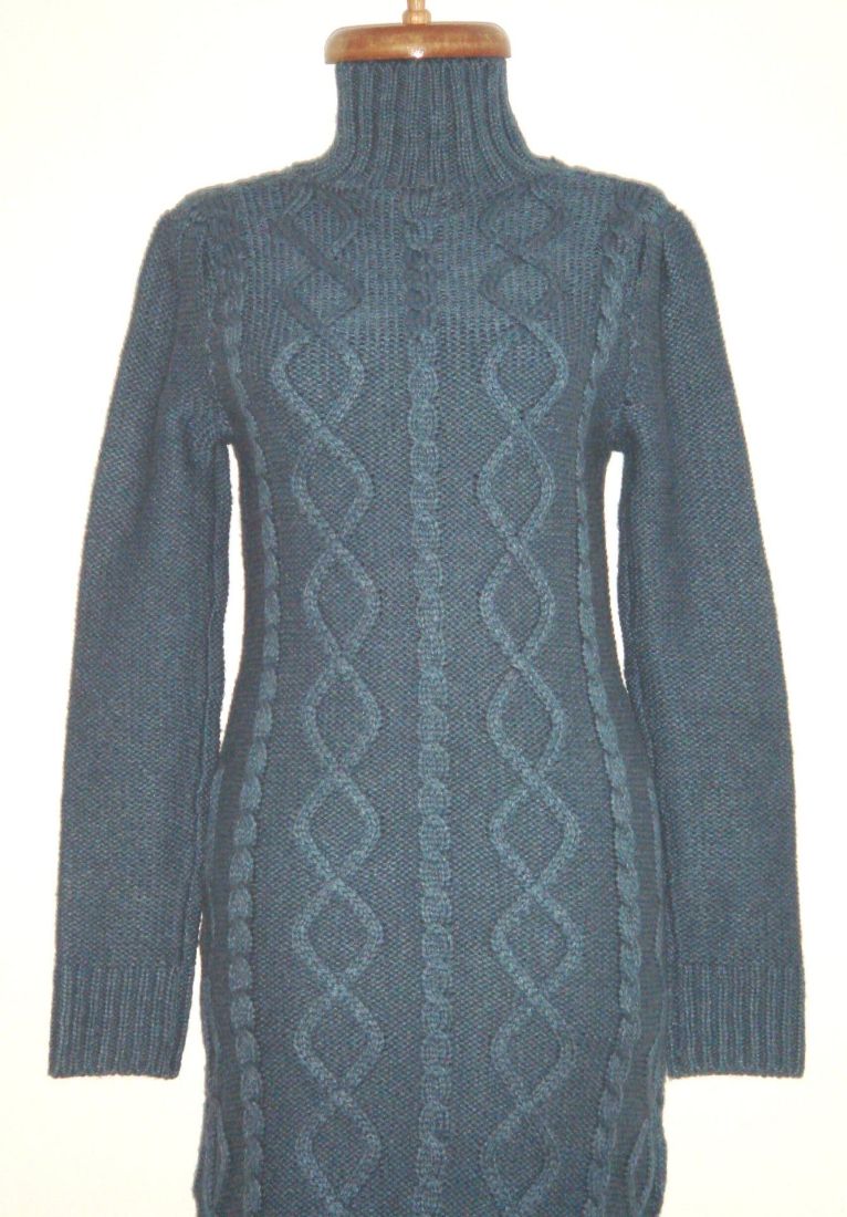 Victoria's Secret - Rochie tricotata, cable knit, din amestec de lana