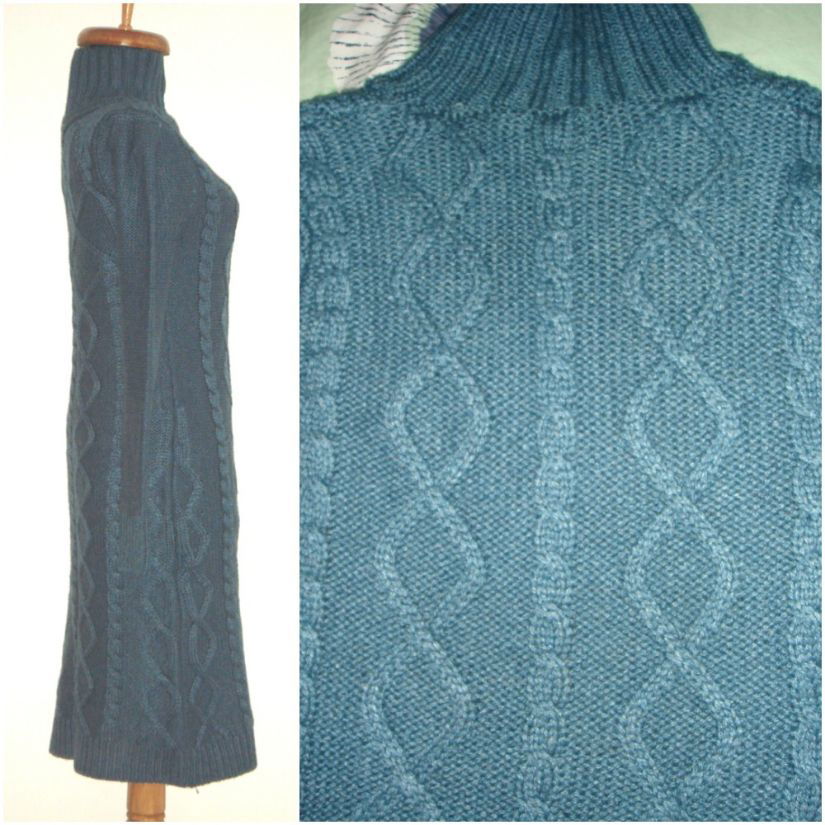 Victoria's Secret - Rochie tricotata, cable knit, din amestec de lana
