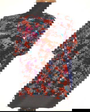 Zara TRF - Bluza noua, din catifea colorata