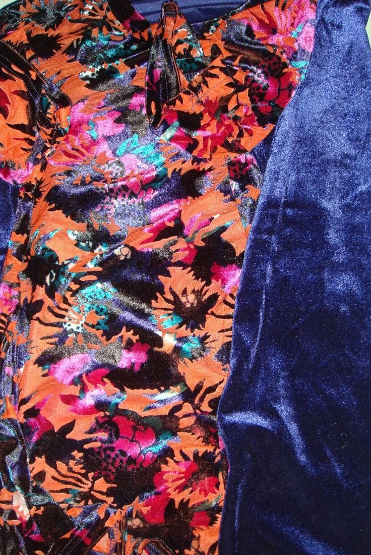 Zara TRF - Bluza noua, din catifea colorata