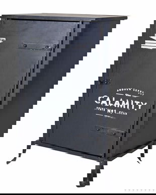 Noptiera industriala din metal negru