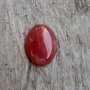 Cabochon cuart cherry, 30x22 mm