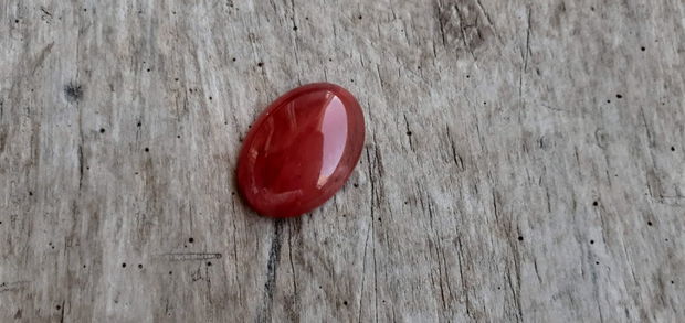 Cabochon cuart cherry, 30x22 mm