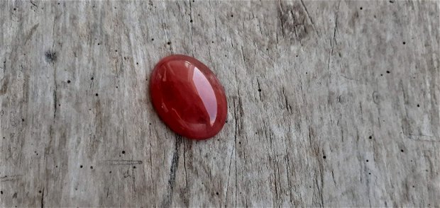 Cabochon cuart cherry, 30x22 mm - model 2