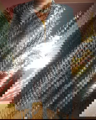 FULAR /SAL DEOSEBIT MODEL ELABORAT,TESATURA CU ASTECT BROCART,ELASTIC