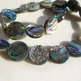 Banut paua abalone shell aprox 18x3 mm