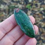 Pandant ruby in fuchsite