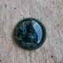 Cabochon agata indiana verde, 25 mm