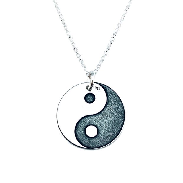 Yin & Yang - Colier argint personalizat