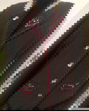 Pulover model sacou, lana