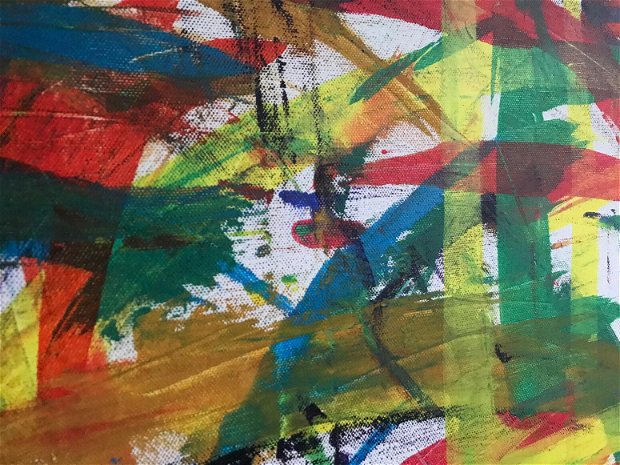 Tablou " Colorful "・Tablou abstract・Tablouri cu stil liber abstract