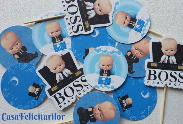Toppers Baby boss cu nume