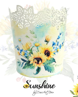 Ghiveci decorativ floarea soarelui - 130707