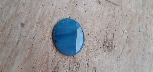 Cabochon opal albastru african 34x27 mm