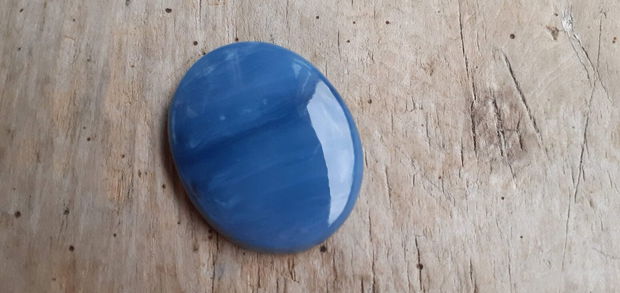 Cabochon opal albastru african 34x27 mm