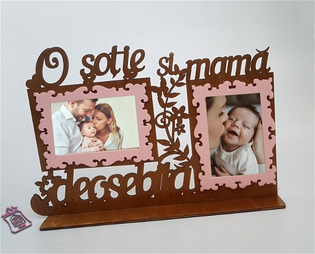 Rama foto personalizata pentru sotie si mama