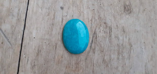 Cabochon amazonit, 40x30 mm