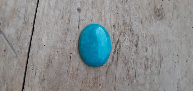 Cabochon amazonit, 40x30 mm