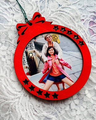 Ornamente CRACIUN Personalizate cu POZA