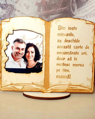 Carte cu POZA - si MESAJ GRAVAT personalizat