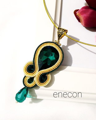 Pandantiv EMERALD, Pandantiv soutache