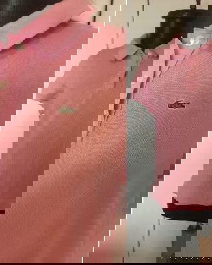 LACOSTE TRICOU BUMBAC ROSE