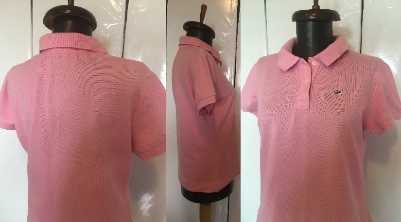 LACOSTE TRICOU BUMBAC ROSE
