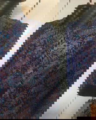 BLUZA RETRO 60s MATASE NATURALA