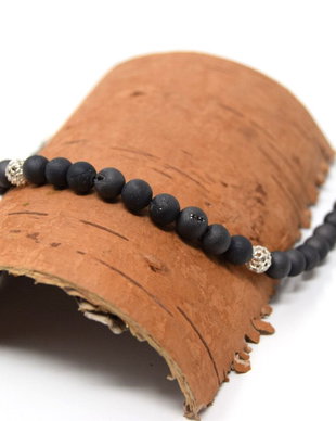 Bratara argint si agate electroplacate simfonie de stele