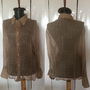 OLSEN BLUZA MATASE NATURALA ARABESCURI