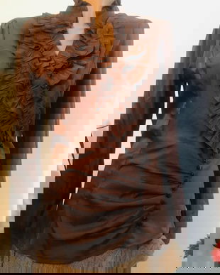 Bluza romantica,cu volanase