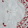 Mileu cu dantela si broderie  30 cm
