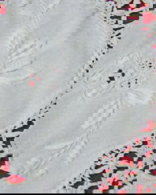 Mileu cu dantela si broderie  30 cm