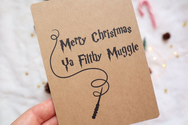 Felicitare Postcard Filthy Muggle