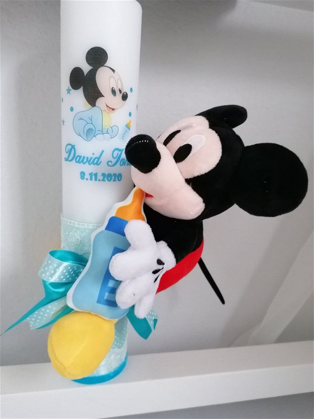 Trusou de botez personalizat cu baby Mickey